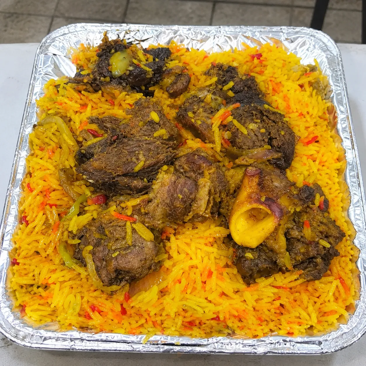 كبسة سيناوي باللحمة