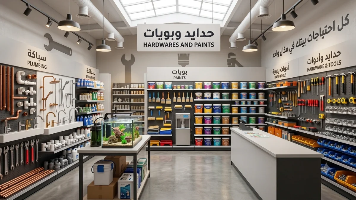 حدايد وبويات
